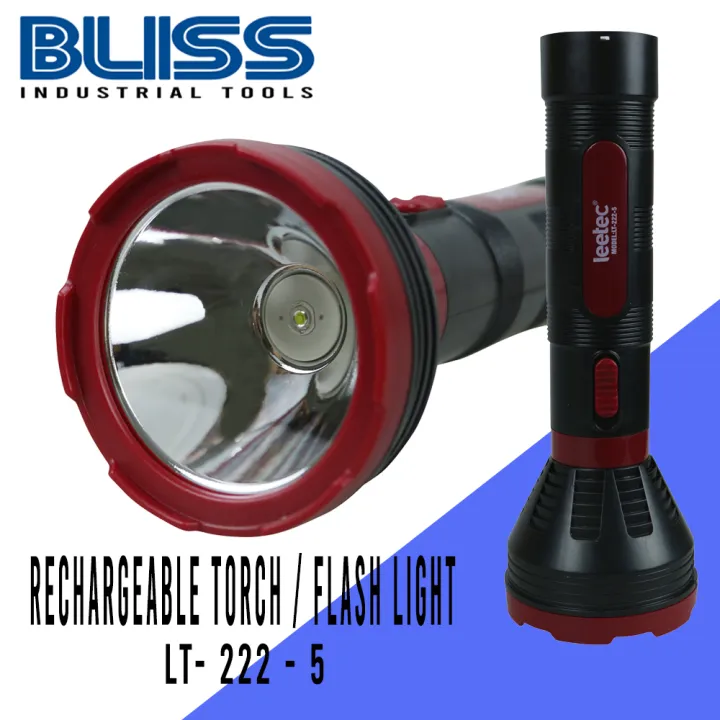 B.I.T- Leetec Rechargeable Torch Flashlight | Lazada PH