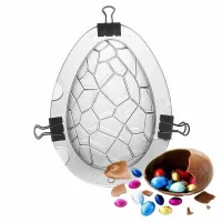 3d Acrylic Easter Dinosaur Egg Shape Cake Chocolate Mold Reusable Family Party Cake Decoration Baking Tool Молды Силиконовые G