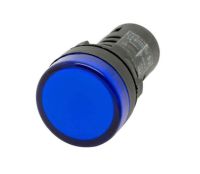 Pilot lamp สีฟ้า ขนาด 22 mm ไฟตู้คอนโทรล LED power led AD16-22D/S AD16-22DS universal signal light