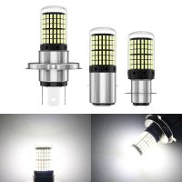 H4ไฟหน้ารถจักรยานยนต์ Led P15D H6 BA20D Led Moto Bulb 144ชิ้นไฟสปอตไลต์ไฟตัดหมอกจักรยานยนต์ลำแสงต่ำ12V 6000K สีขาว