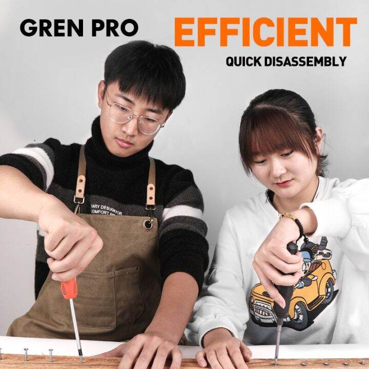 greener-ไขควงไฟฟ้ารวมเครื่องมืออเนกประสงค์แบบมีช่องเสียบหัวเจาะไขควงแรงบิดขนาดใหญ่สำหรับใช้ในครัวเรือน