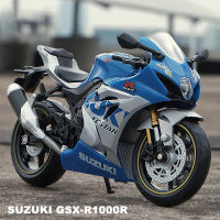 112 Suzuki GSX-R1000R L7 Alloy Die Cast รถจักรยานยนต์รุ่นของเล่นรถคอลเลกชัน Autobike Shork-Absorber Off Road Autocycle ของเล่น Gift