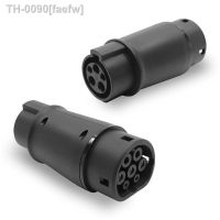 ✾♙ faefw Adaptador portátil para veículo elétrico plugue de carregamento carregador carro acessórios conectores 32A tipo 2 1 IEC62196 J1772