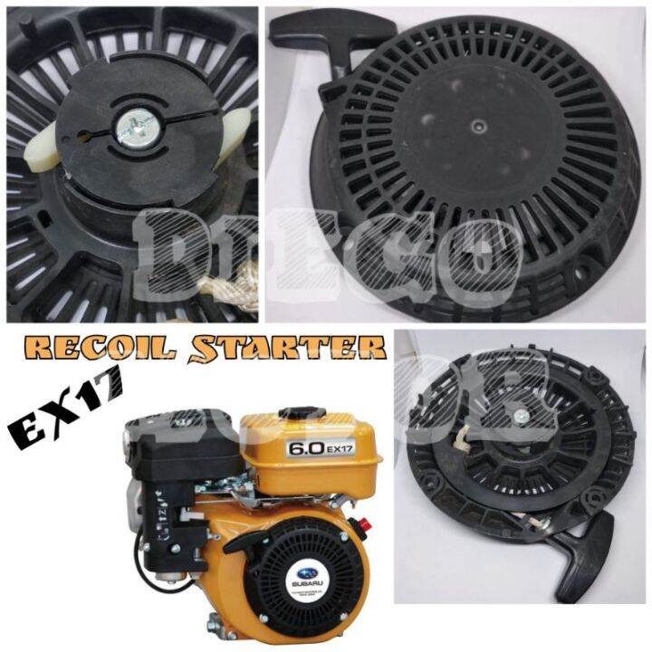 EX17 EX21 Recoil Starter Tarikan Engkol Mesin Penggerak Robin 5hp ...