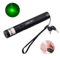 (ไม่มีแบตเตอรี่ให้) Tactics Green Pointer- 301 High Powerful Continuous Line Red Dot Torch Single Starry