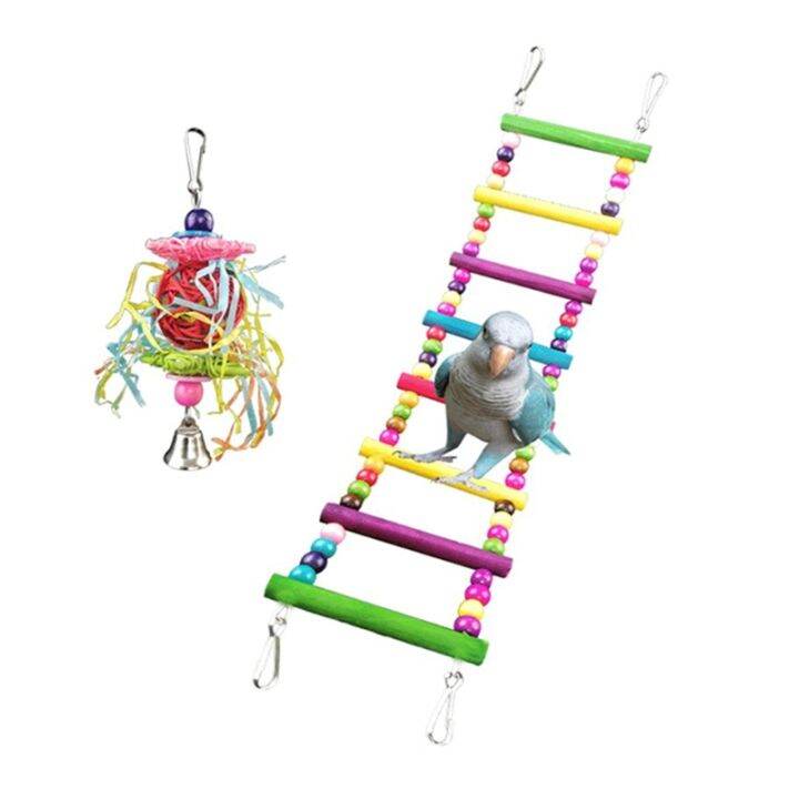 parrot-toy-kit-bird-ของเล่นอุปกรณ์เสริม-bird-cage-ของเล่นสำหรับ-parrots-birds-swing-chewing-bird-ของเล่น-parrot-bite-toy