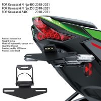 ตยาลง♀Dudukan Plat กำจัดที่ติดท้ายกรอบที่วางสำหรับ Ninja400นินจาคาวาซากิ Ninja250 Z400 2019 2020 2021