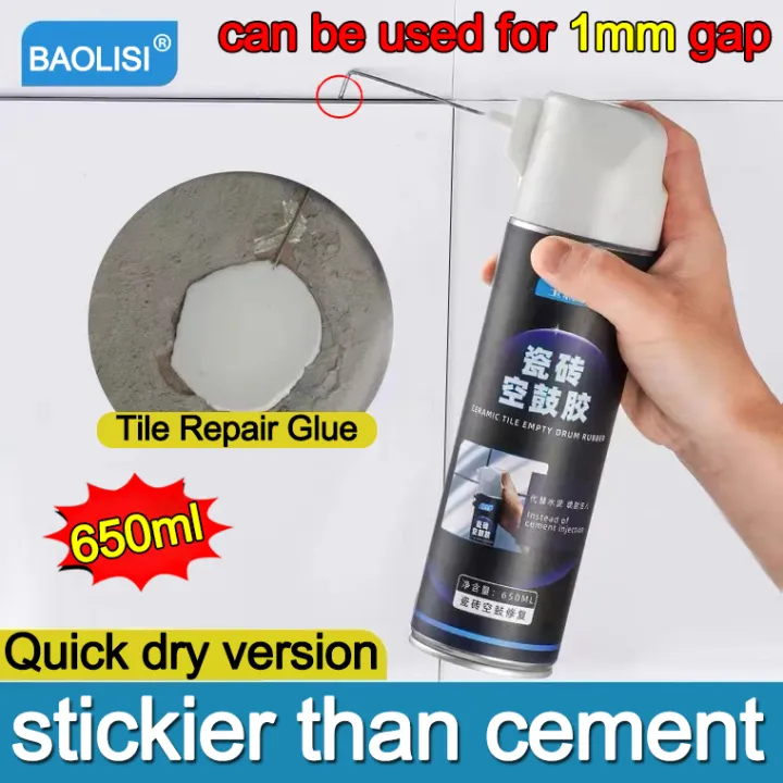 BAOLISI Floor Tile Adhesive Repair Glue 650ml Grout for Repair Crack