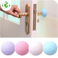 GUANYAO 1PCS Silicone Self Adhesive Wall Protectors Door Handle Bumpers Buffer Guard Stoppers Silencer Crash Pad Doorknob Lock Decorative Door Stops