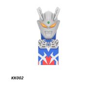 KK002 KK002แบบไม่มีกล่อง30สไตล์ KK014 KK001อะนิเมหนังการ์ตูนบล็อกตัวต่อ Tiga Ultraman หุ่นตุ๊กตาต่อสู้ขนาดเล็กของเล่นประกอบตุ๊กตาอิฐของขวัญสำหรับเด็ก