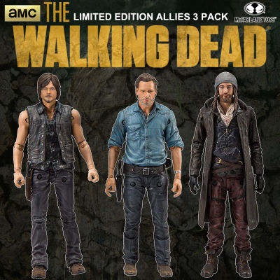 Figma ฟิกม่า งานแท้ 100% Figure Action AMC McFarlane จาก The Walking Dead เดอะวอล์กกิงเดด Limited Edition Allies 3 Pack Rick Grimes ริค ไกรมส์ Daryl แดริล ดิกสัน Jesus จีซัส Ver Original from Japan แอ็คชั่น ฟิกเกอร์ อนิเมะ ของขวัญ สามารถขยับได้ โมเดล