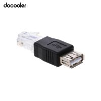 docooler USB to RJ45 Adapter USB2.0 Female to Ethernet RJ45 Male Plug Adapter Connector