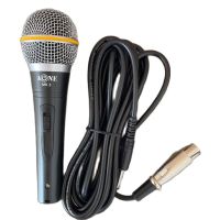 ไมค์สายเสียงดี ไมโครโฟนแบบมือถือ MK-3 ไมค์พร้อมสาย ด้ามไมค์เนื้อโลหะ Dynamic Microphone AONE MK3 ไมค์โครโฟน พร้อมกระเป๋า