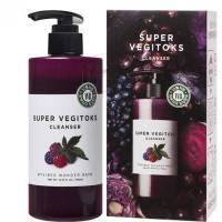 [สินค้าของแท้/พร้อมส่ง100%] Wonder Bath  Super Vegitoks Cleanser [Purple] 300ml