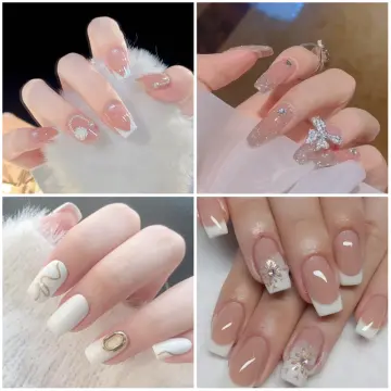 Press On Nails Fake Nails Wearable False Nail Waterproof Nail Tips Girl –  the best products in the Joom Geek online store