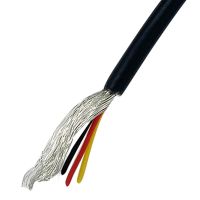 Shielding Conductor Wire Multi core Shielded Wire 4 core 26AWG 28AWG Electronic Wire Audio Signal Electronic Connection Cable