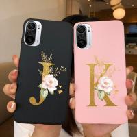 เคสสำหรับ Xiaomi Redmi K40 Pro ฝาหลังมีตัวอักษรน่ารักสีดำสีชมพูหรูหราเคสคู่โทรศัพท์สำหรับ Xiaomi Redmi K40 K 40 Pro เคสโทรศัพท์แฟชั่นเคสตุ้งติ้งโทรศัพท์กรอบกันกระแทก Capa