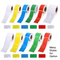 ❅✖□ Self-Adhesive Waterproof Oil-Proof Tear Resistant Label Tape for Cables Wires Jewelry for DP23 Series 25x38mm 40mm 100 Sheets