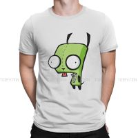 Ggreen Dog Hipster Tshirts Zim Invader Zim Dib Membrane Male Harajuku Pure Cotton Tops T Shirt Round Neck