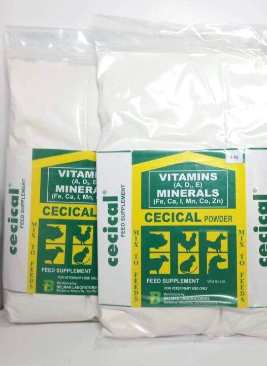 [CLR AGRIVET] 2pcs CECICAL POWDER 1KG VITAMINS AND MINERALS/ CECICAL