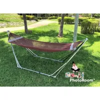 ขายราคาส่ง- เปลญวนขนาดจัมโบ้ครบชุดมีผ้าพร้อมชุด