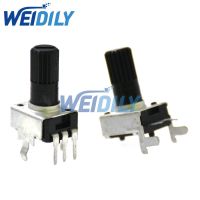 10PCS RV09 Vertical 12.5mm Shaft Long 1K 2K 5K 10K 20K 50K 100K 1M 0932 Adjustable Resistor 9Type 3Pin Seal Rotary Potentiometer