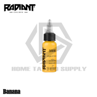 RADIANT INK สีสักแท้เรเดี้ยน เฉดสีเหลืองขนาด 1 ออนซ์ สีสักแท้ 100% รับประกันความพึงพอใจ ใช้ได้กับหนังคนและหนังเทียม