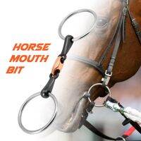 2021 New Horse Racing Mouth Bit Equipment Stainless Steel Horse Mouth Bit Horse Mouth Piece Equestrian Copper Link Bit Hot Sale