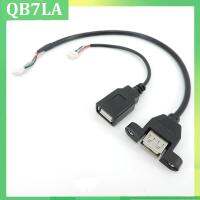 QB7LA Shop 30cm USB 2.0 female to 4P cable pin wire PH2.0 USB 2.0 mount Female socket diy repair connector diy Cable USB 4 pin Data