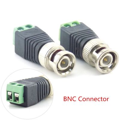 ；【‘； 10Pcs BNC Male Female Connector Coax Cat5 To BNC Female Plug 12V DC Male Connector For Led Strip Lights CCTV Camera Accessories