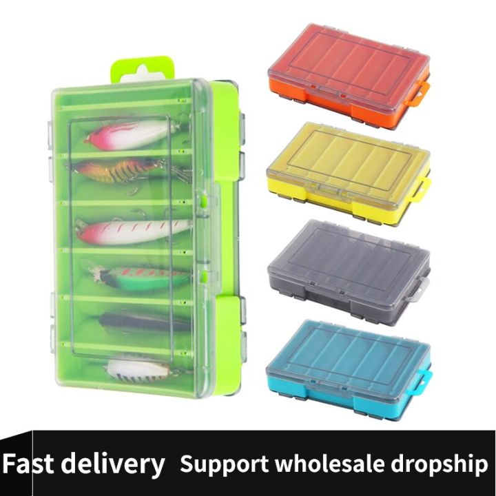 6-compartments-fishing-tackle-boxes-lure-storage-double-side-fishing-accessories-case-bait-lure-hook-pesca-tool-storage-boxes