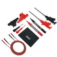 ZIBOO KIT-12 Multimeter Test Leads Kitwith Alligator Clips Piercing Needle Non-destructive Test ProbeFlexibility Hook Clip.