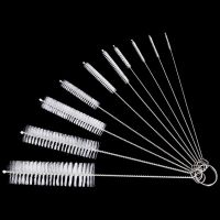 【cw】 10Pcs Set Cleaner Bottle Test Tube Pipe Handle Bristle Washing Household Cleaning Tools