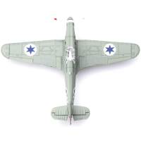 [COD]1Pcs สีสุ่ม148ประกอบจำลอง Fighter ของเล่นชุดเครื่องมืออาคารเครื่องบิน Diecast War-II Hurricane Fighter