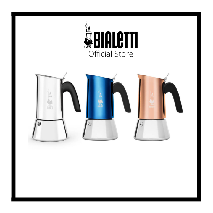 Bialetti Venus Induction espresso maker, 4 cups, steel