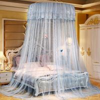 【LZ】☋  Childrens Bed Canopy Mosquito Nets Curtain Bedding Home And Garden 1.2 Diameter Round Dome Tent Cotton Double Bed Mosquito Net