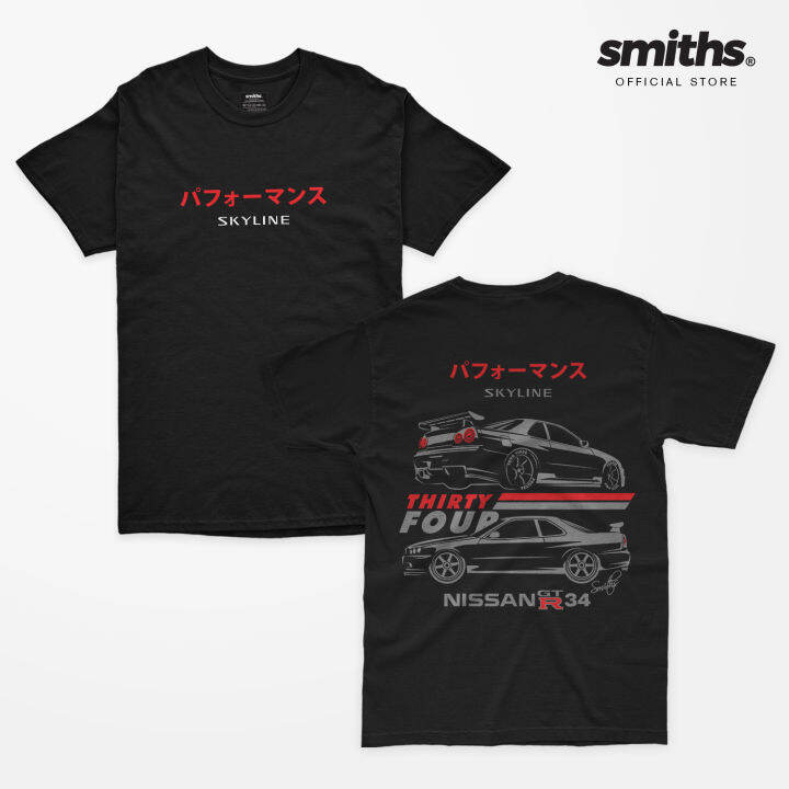 NISSAN Skyline GT-R 34 Shirt Smiths Clothing | Lazada PH