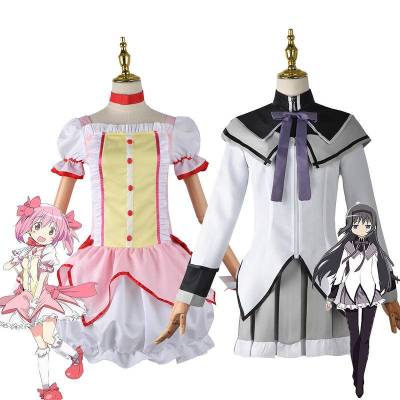 Wetrose Puella Magi Madoka Magica Kaname Madakemi Homura โทโมเอะมามิมิกิซายากะชุดคอสเพลย์ชุดคอสเพลย์ผู้หญิงชุดธรรมดาฮาโลวีนชุดคอสเพลย์