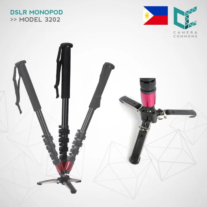 DSLR Monopod with feet. Model 3202 Lazada PH