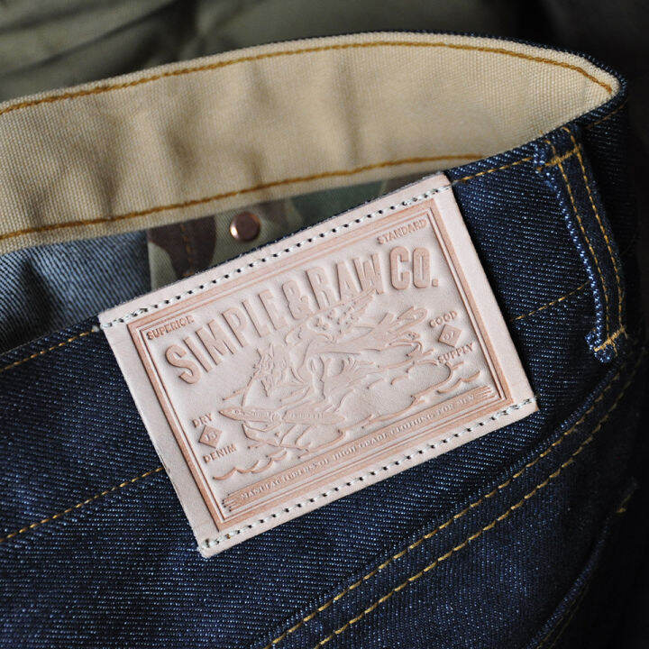 simple-amp-raw-กางเกงยีนส์-sk839-devil-selvage-15oz