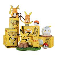 [Icc toy]โปเกมอนอะนิเมะแอ็คชั่นน่ารัก Pikachu Pichu Raichu Mimikyu 6 8เซนติเมตรตุ๊กตาตกแต่งสก์ท็อปของเล่นสำหรับเด็กของขวัญ