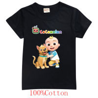 Cocomelon เสื้อยืดชายหญิงแขนสั้น Tshirt ฤดูร้อนอะนิเมะเสื้อยืด All-Match สบายๆแฟชั่น8620เด็กเสื้อผ้า