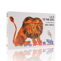 Original English picture book Eric Carrs wordless book 1, 2, 3 to the zoo cardboard Wu minlan book list