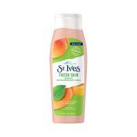 St.Ives Body Wash Apricot เซนท์ ไอฟ แอปริคอต เอ็กซ์โฟลิเอทติ้ง บอดี้วอช 400 มล.  ครีมอาบน้ำ เซนท์ ไอฟ