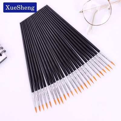 【cw】 10 PCS/Set Hand Painted Thin Pens Supplies Paint Painting