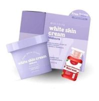 แพคเกจใหม่ ไวท์สกินบอดี้ครีม [แถมสบู่+เซรั่มจิ๋ว] White Skin Body Cream ขนาด 100 กรัม