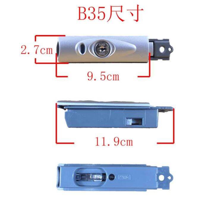 ตัวล็อคกระเป๋าหัวเข็มขัดอลูมิเนียมกรอบหัวเข็มขัดล็อคอุปกรณ์เสริมกล่องเปลี่ยน