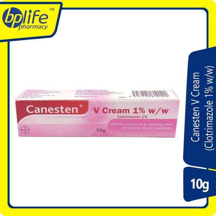 Canesten V Cream (Clotrimazole 1 w/w) 10g Lazada
