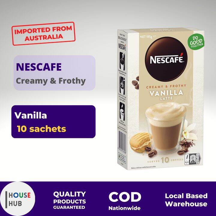 Nescafe Creamy & Frothy Vanilla Latte, 10s | Lazada PH