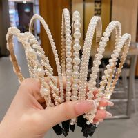 【YF】 Fashion Sweet Pearl Headband Headwear Luxury Big Girl Hair Accessories Jewelry accesorios